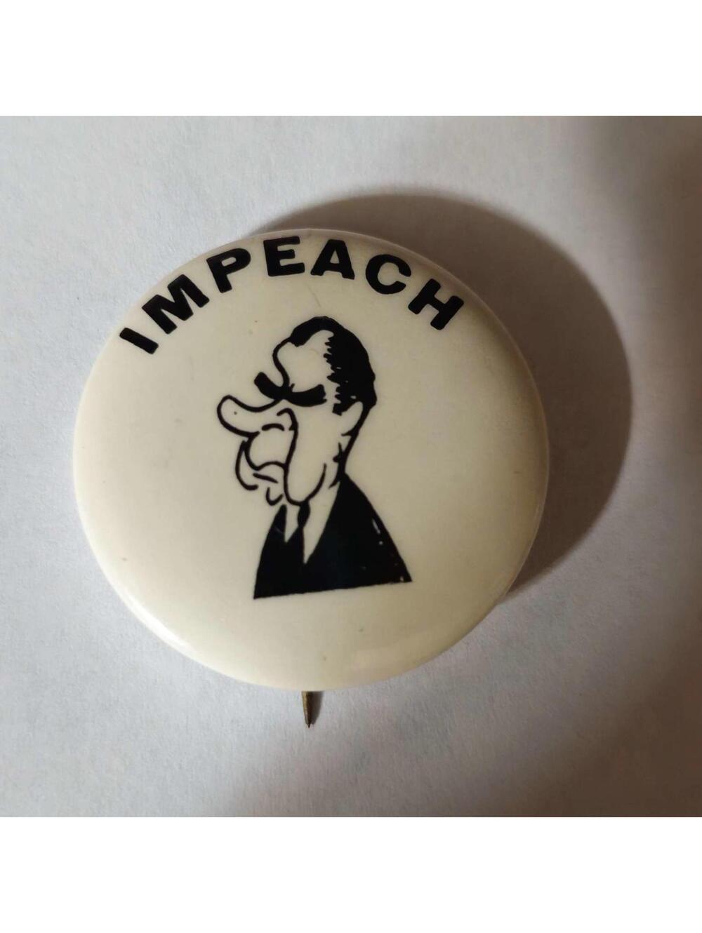 NIXON IMPEACH Pin 1"